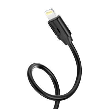 Кабель Borofone BX55 для Apple (USB - lightning) (черный) — 5