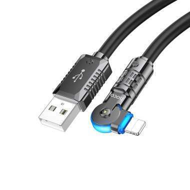 Кабель Hoco U118 для Apple (USB - lightning) (черный) — 5