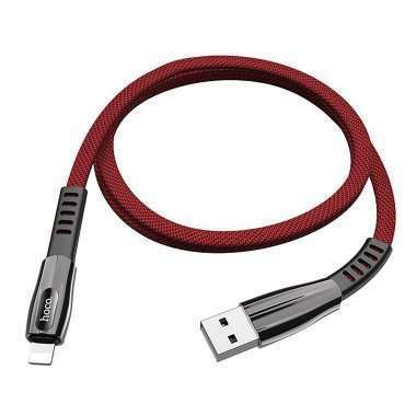 Кабель Hoco U70 для Apple (USB - lightning) (красный) — 5