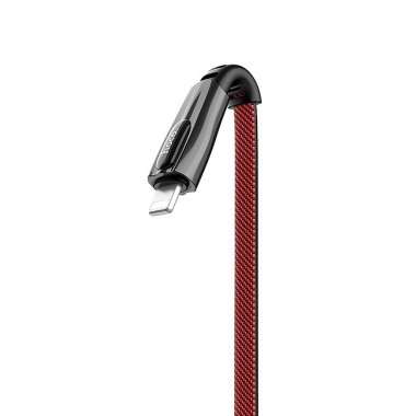 Кабель Hoco U70 для Apple (USB - lightning) (красный) — 4
