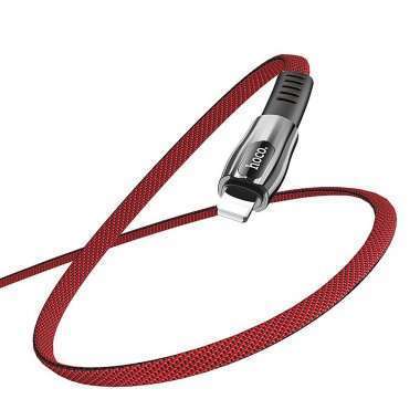 Кабель Hoco U70 для Apple (USB - lightning) (красный) — 3
