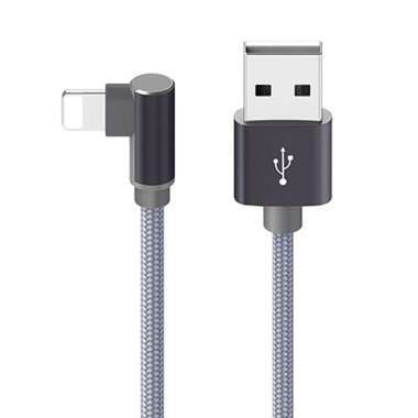 Кабель для Apple Borofone BX26 Express (USB - lightning) (серый) — 1