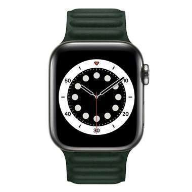 Ремешок для Apple Watch 45 mm на магните (зеленый) — 3