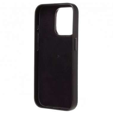 Чехол-накладка - SM089 экокожа для Apple iPhone 15 Pro (черная) — 2