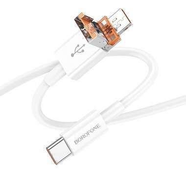 Кабель Borofone BX102 Winner (USB - Type-C) (белый) — 4