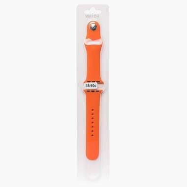Ремешок - ApW для Apple Watch 40 mm Watch Sport Band (S) (оранжевый) — 1