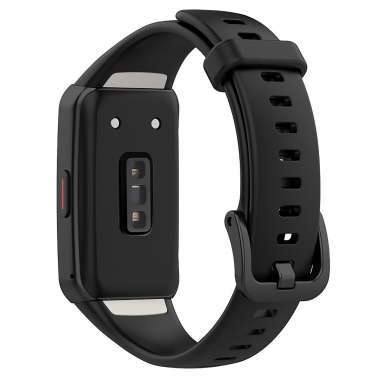 Ремешок для Huawei Honor Band 6 силиконовый (черный) — 6