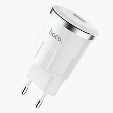 Сетевое зарядное устройство Hoco C37A для Apple (USB - Lightning) (белый) — 8