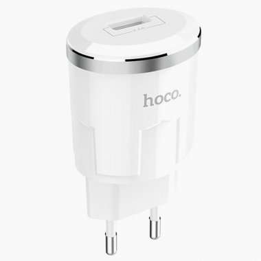 Сетевое зарядное устройство Hoco C37A для Apple (USB - Lightning) (белый) — 7