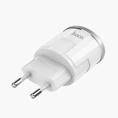 Сетевое зарядное устройство Hoco C37A для Apple (USB - Lightning) (белый) — 3