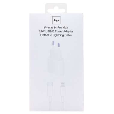 Сетевое зарядное устройство ORG для Apple (Type-C - Lightning) (белое) — 1