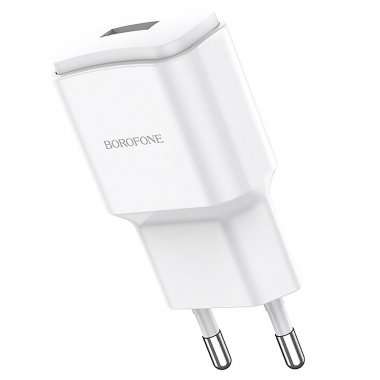 Сетевое зарядное устройство Borofone BA48A Orion для Apple (USB - Lightning) (белое) — 6