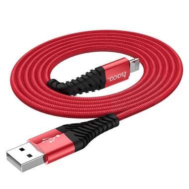 Кабель Hoco X38 Cool Charging для Apple (USB - lightning) (красный) — 3