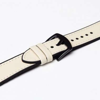 Ремешок - ApW39 Skin для Apple Watch 41 mm экокожа (белый) — 2