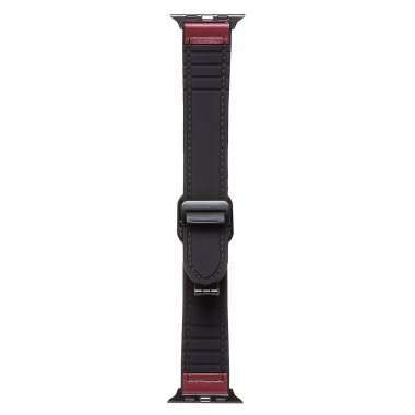 Ремешок ApW38 Square buckle для Apple Watch 38 mm экокожа (красный) — 4