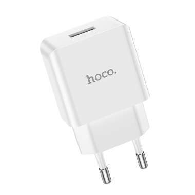 Сетевое зарядное устройство для Apple Hoco C106A Leisure (USB - Lightning) (белое) — 4