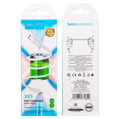 Кабель Hoco X83 (USB - micro USB) (белый) — 2