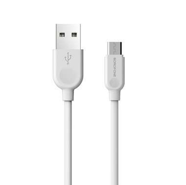 Кабель Borofone BX14 (USB - micro USB) (белый) — 1