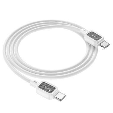 Кабель Hoco X108 Benefit (Type C - Type C) 100см (белый) — 4