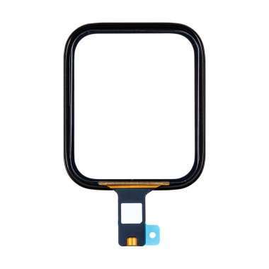 Стекло с тачскрином для Apple Watch SE 2023 44 mm в сборе с OCA пленкой (черное) — 1