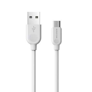 Кабель Borofone BX14 (USB - micro USB) 200см (белый) — 1