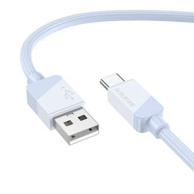 Кабель Borofone BX107 (USB - Type C) 100см (синий) — 5
