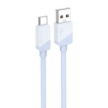 Кабель Borofone BX107 (USB - Type C) 100см (синий) — 1