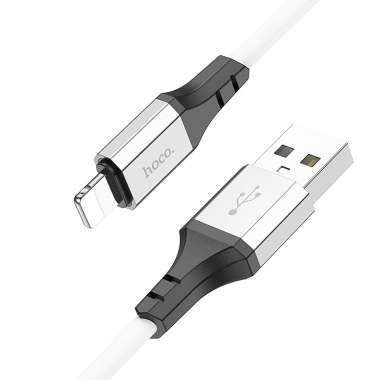 Кабель Hoco X86 Spear (USB - lightning) 100см (белый) — 6
