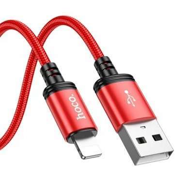 Кабель Hoco X89 Wind (USB - lightning) 100см (красный) — 6