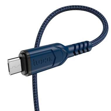 Кабель Hoco X59 Victory (USB - micro USB) 100см (синий) — 5