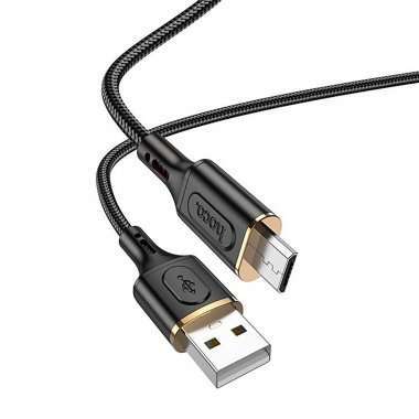 Кабель Hoco X95 Goldentop (USB - micro USB) 100см (черный) — 5