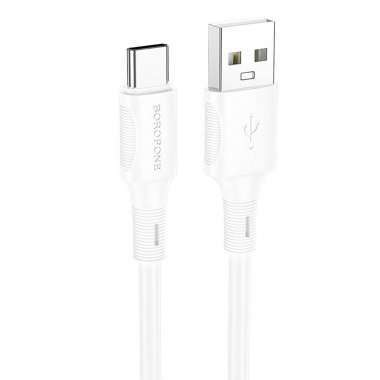 Кабель Borofone BX80 (USB - Type C) 100см (белый) — 1