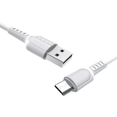 Кабель Borofone BX16 Easy (USB - micro USB) 100см (белый) — 3