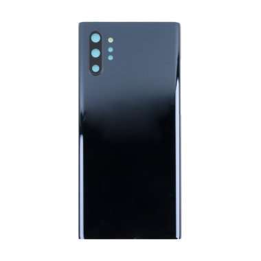 Задняя крышка для Samsung Galaxy Note 10 Plus (N975F) (черная) Премиум — 2