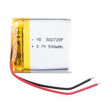 Аккумуляторная батарея универсальный 582728p 3,7v 500 mAh 5.8*27*28 мм &mdash; 2