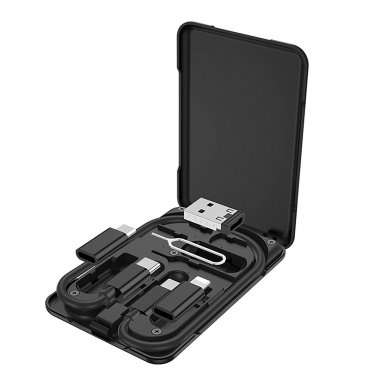 Кабель Hoco U86 (USB - Multi connector) 25см 3A (черный) — 8
