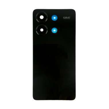 Задняя крышка для Xiaomi Redmi Note 13 4G (черная) премиум — 2