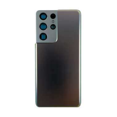 Задняя крышка для Samsung Galaxy S21 Ultra (G998B) (серебристая) — 2