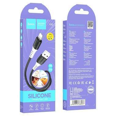 Кабель Hoco X82 (USB - lightning) 100см 2.4A (черный) — 2