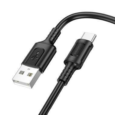 Кабель Borofone BX111 (USB - Type C) 100см 3A (черный) — 4