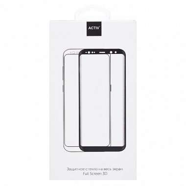 Защитное стекло Activ 3D для Xiaomi Mi Note 10 (черное) — 4